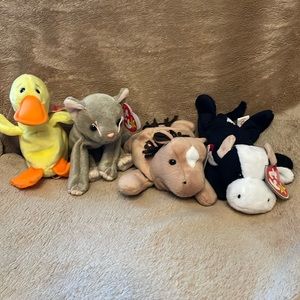 4 Ty Beanie Babies